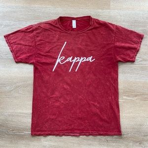Red kappa tshirt